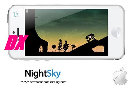 night sky بازی سرگرم‌کننده NightSky 1.0   آیفون و آیپد 